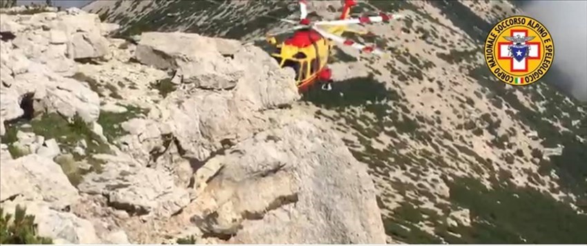 Il Soccorso Alpino salva un 15enne sul Monte Amaro