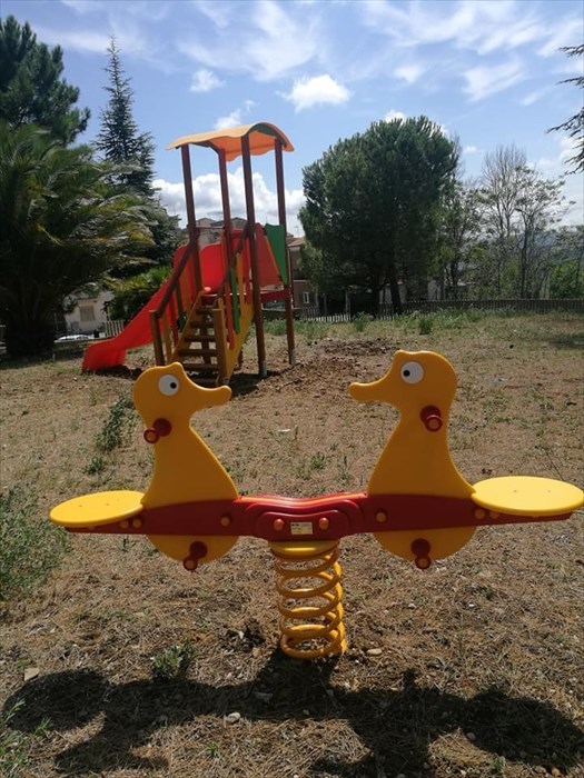 A Casalbordino valorizzate le aree verdi con giochi per bambini