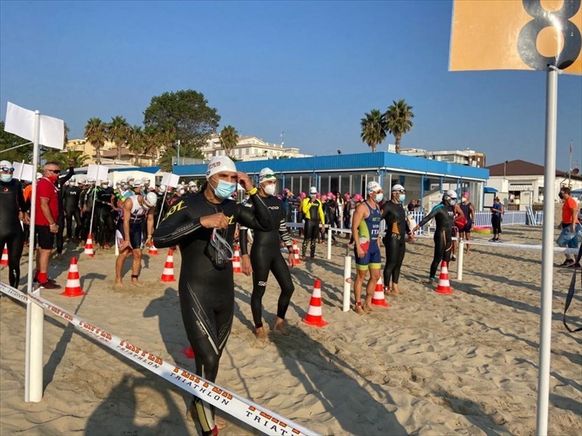 Tre vastesi protagonisti alla 4° edizione del Triathlon Olimpico di Alba Adriatica