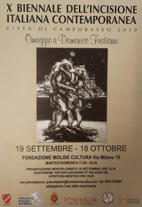 Biennale Incisione Italiana Contemporanea, omaggio a Domenico Fratianni