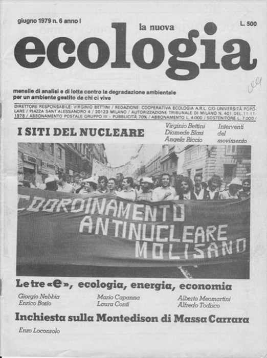 ​Ricordo di Virginio Bettini, storico protagonista delle lotte contro le centrali nucleari in Molise.