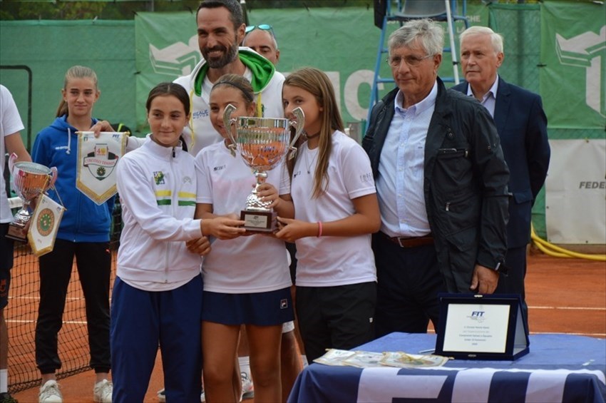 Al Ct Vasto l'Eur Sporting Club vince le Final 8 dell'under 12 femminile a squadre